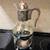 VINTAGE SILVER PLATED GLASS CARAFE 1 thumbnail