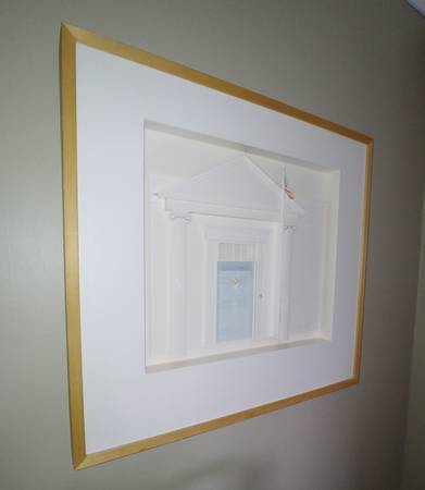 Framed Guenther Riess American Fascade Framed 3D Art 27x29" - $3,500 (Trumbull, CT)63471344342531122