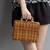 Mini Vintage Premium Quality Wicker Clutch Bag 9" x 6" x 4" 4 thumbnail