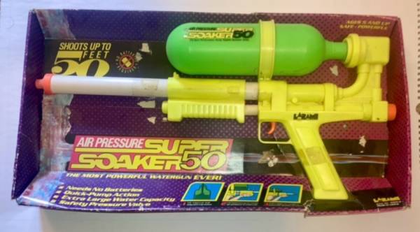 Super Soaker 50 Laramie Nerf - first super soaker design ever, in box 1