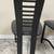 Set of 2 Black Metal Kitchen Dining Chairs 18” W 4 thumbnail