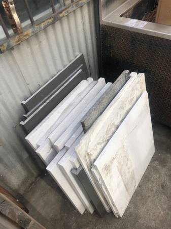Countertop Slabs, remnants (white) 1