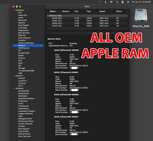 iMac 2019 27