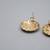 14K Yellow Gold Nugget Style Pair Earrings (3.8 Grams) 6 thumbnail