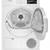 Bosch 24” Front Load Stackable Washer Dryer set White New. 2 thumbnail
