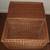 Large wicker blanket chest storage table trunk basket with lid handles 9 thumbnail