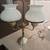 Hob bob white Milk glass double lamp 3 thumbnail
