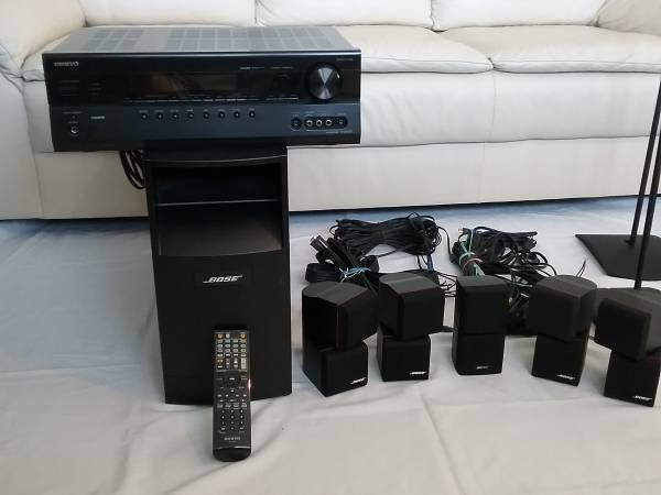 BOSE ACOUSTIMASS 10 III HOME ENT SYSTEM &ONKYO-TX-SR 508 Receiver