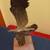 1960s Brass Eagle in Flight on Mahogany Base> Like New 1 thumbnail