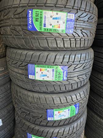 4 new tires 265.35.22 Haida HD 921100 % Tread dot 2524 1