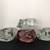 4 Indiana Glass Crystal Sleeping Cat Votives 2 thumbnail