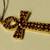 14 Kt Solid Yellow Gold ANKH Pendant Red Ruby 1.05 ctw 28x18 mm Size, 4 thumbnail