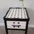 Classic Black & White Refinished End Table 4 thumbnail