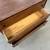 Vintage mid century modern walnut three drawer dresser 6 thumbnail