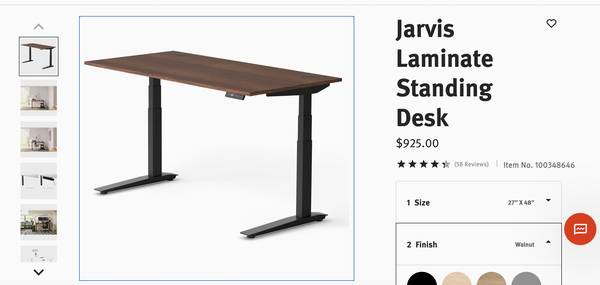 High-Quality Jarvis Motorized Standing Desk – Purchased for $925 1