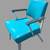 Vintage Mid Century Good Form Aluminum Armchair 2 thumbnail