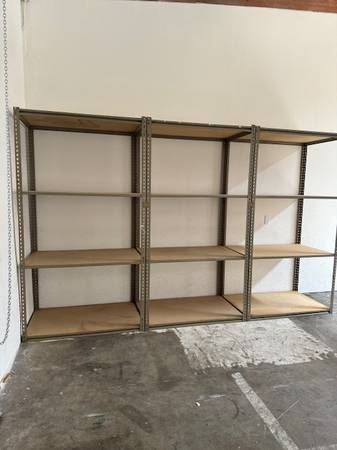 Warehouse Shelving 48 in W x 30 in D Storge Rack Shelves 1