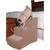 Pet Gear Easy Step III Extra Wide Cat & Dog Stairs, Chocolate 1 thumbnail