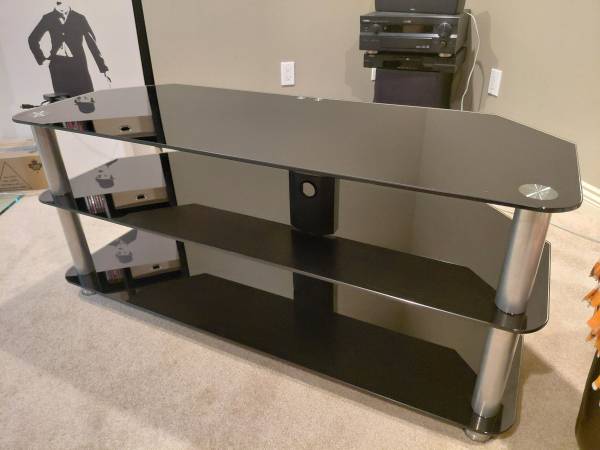 Glass TV stand 1