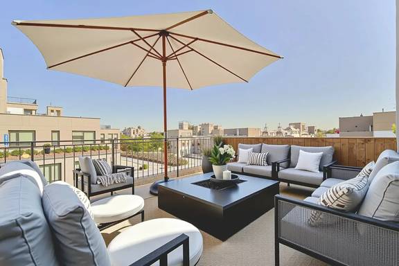 Loft w/Terrace, Skylight, 2BR! Coming for OCTOBER 1