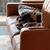 Macy's Marsilla Leather Sofa 88” - Comfy but needs TLC! 4 thumbnail
