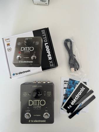 TC Electronics Ditto X2 Guitar Looper Pedal 1