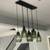 Pottery barn Paxton glass 8 Multi light pendant 4 thumbnail
