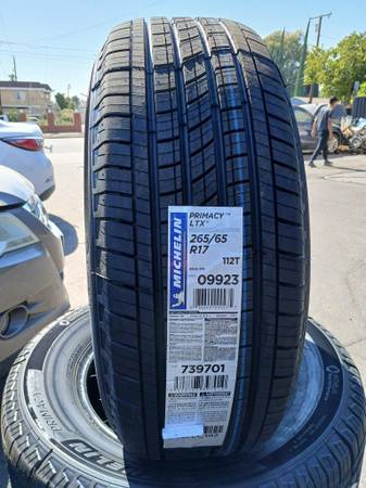 265/65R17 Michelin Tires – 4 Brand New w/ Install Included 1