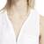 The Kooples White Tank Top with a Zip Neckline in Silk-Small 10 thumbnail