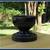 MASTER SALT WOODEN CONTAINER * C.19TH (PAINTED BLACK) 2 thumbnail