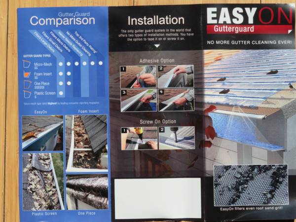 Gutter Guard by "EASYON" Gutterguard 1