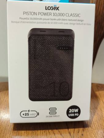 Logiix Piston Power 10,000 Classic Power Bank new 1