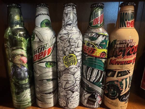 Mt. Dew Aluminum Bottles 1