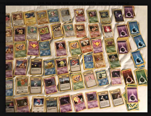 100 Pokemon Cards 1
