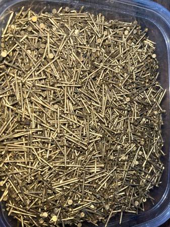 BRASS NAILS $10/LB (OR BEST OFFER) 1