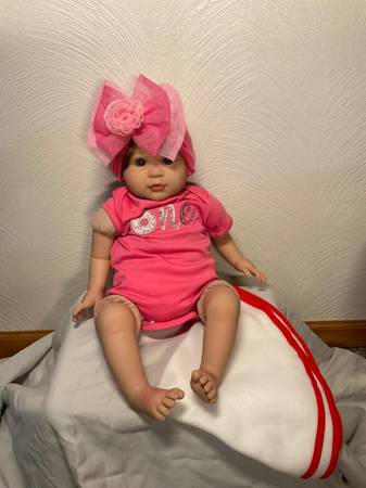Realistic Reborn Doll Girl Pink Sweet One 1