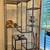 Silver metal and mirror etagère/bookshelf 1 thumbnail