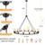 48 IN. FARMHOUSE 16-BULB CHANDELIER - ALLNEW 6 thumbnail