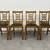 Vintage Solid Oak Dining Chairs 1 thumbnail
