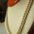 Miami Curb Cuban Links Dia.White Moissanite GoldPlated Silver Necklace 6 thumbnail