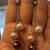 Sterling Silver Studs Earrings with Natural White, Pink, Brown Pearls 1 thumbnail