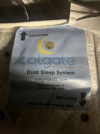 Colgate Dual Sleep System Crib Mattress 1