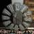 LARGE WINDMILL CLOCK 3 FEET ACROSS TIN, METAL WITH WOODEN NUMBERS 3 thumbnail
