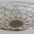 Large 18" Round brass wire Lotus basket Home Décor Staging 3 thumbnail