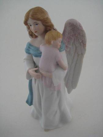 Angel with Baby Girl Figurine 1