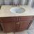 38.5"W Dark Brown KitchenCraft Bathroom Vanity Kohler Sink Used 2 thumbnail