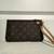 Authentic Louis Vuitton Pink Fuchsia Monogram Neverfull Pochette 2 thumbnail