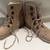 Production of Rondeau - Aucedre Snow AS Suede Lace Up Ankle Boot Taupe 1 thumbnail