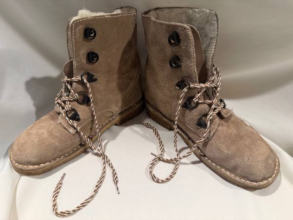 Production of Rondeau - Aucedre Snow AS Suede Lace Up Ankle Boot Taupe 1