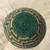 EL PASO SADDLE BLANKET SOUTHWEST DECORATIVE BASKET 9" GREEN [NEW] 5 thumbnail